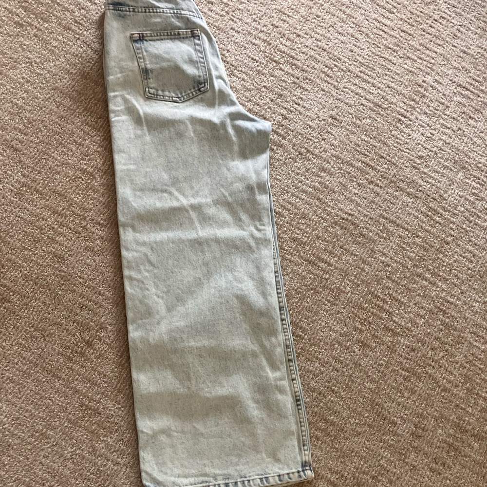 Sezane Le-Crop Light Wash Straight-Leg Jeans Size 6 - Picture 14 of 16